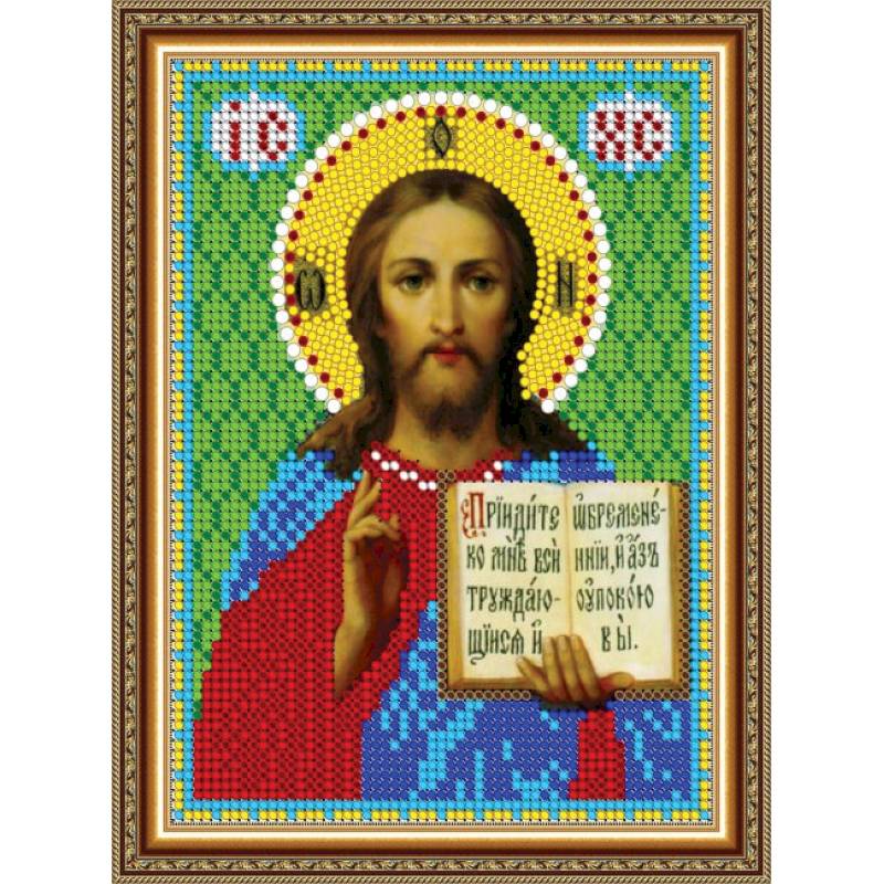 «Светлица» набор для вышивания бисером 8316М «Господь Вседержитель» бисер Чехия 12x16см