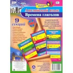 Английский язык. Времена глаголов. Раскладной плакат. ФГОС Английский язык. Времена глаголов. Раскладной плакат. ФГОС