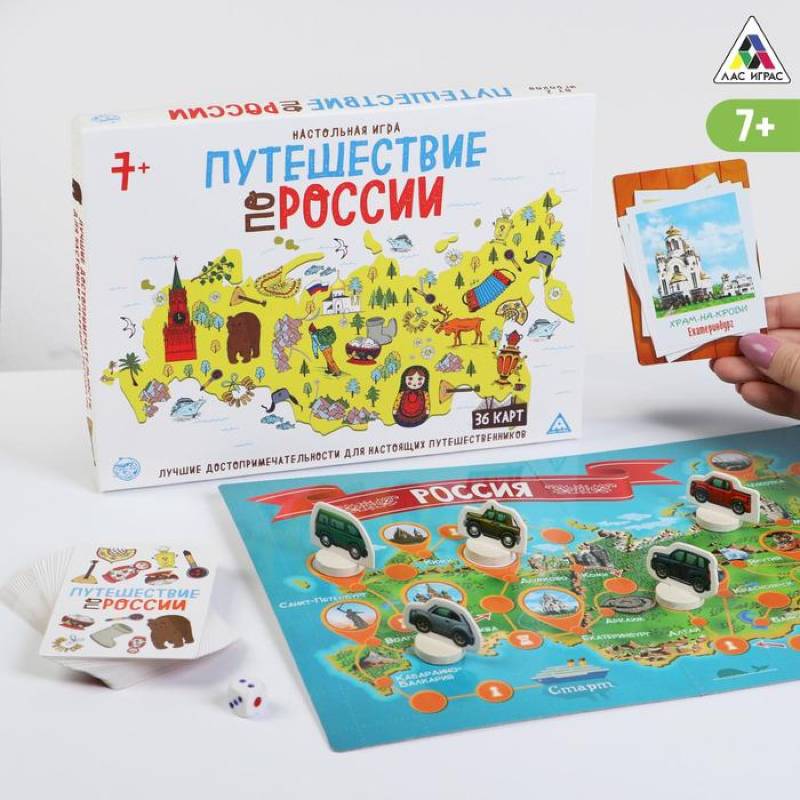 Настольная игра «Путешествие по России» Настольная игра «Путешествие по России»