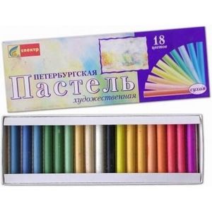 Пастель художественная 'Петербургская'. 18 цветов Пастель художественная 'Петербургская'. 18 цветов