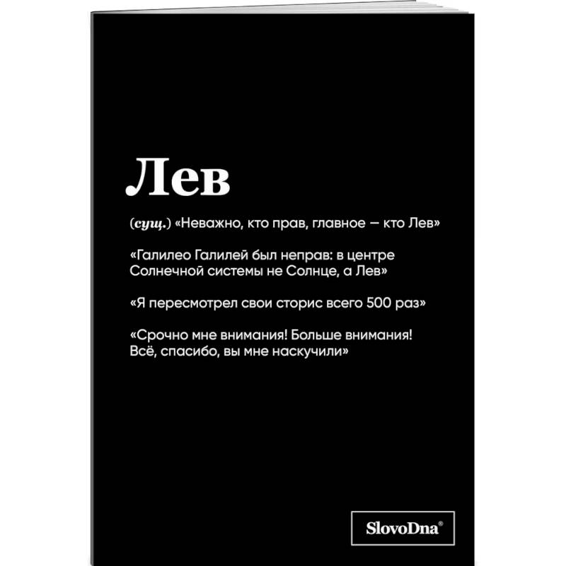 Тетрадь в клетку SlovoDna. Лев (А5, 48 л., мягкая обложка)
