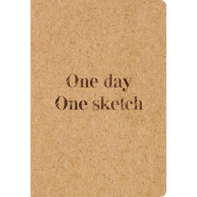 Скетчбук.One day, one sketch (обложка крафт) (Арте)