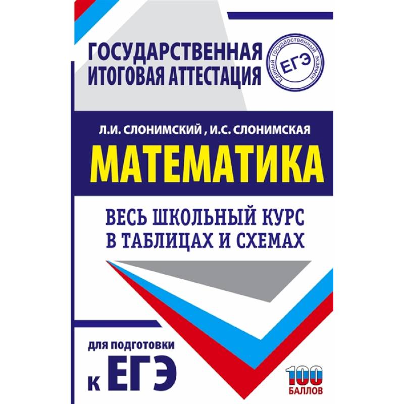 ЕГЭ. Математика. Весь школьный курс в таблицах и схемах для подготовки к единому государственному экзамену ЕГЭ. Математика. Весь школьный курс в таблицах и схемах для подготовки к единому государственному экзамену