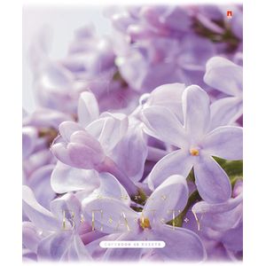 Тетрадь 48 листов, клетка 'ЦВЕТЫ'