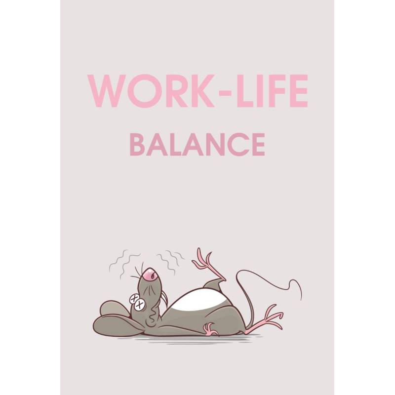 WORK-LIFE BALANCE. Ежедневник недатированный (А5, 72 л.)
