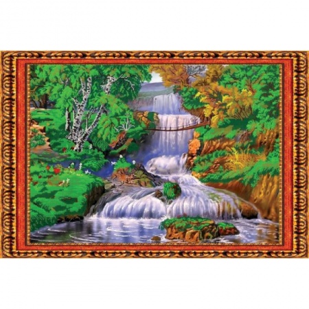 Биологические науки. Анатомия, книга Набор для вышивания бисером №100 «Водопад» бисер Чехия 59,7x40,3 см купить по скидке