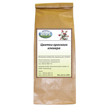 Красный клевер (цветы) (расфасовка 200 г.)
