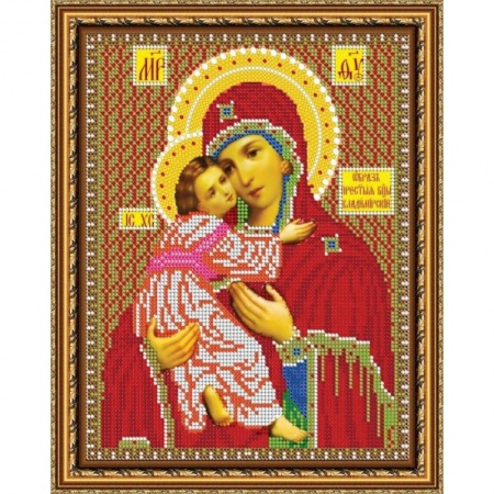 Сказки отечественных писателей, книга Набор для вышивания бисером 8384 «Прсв. Богородица Владимирская» бисер Чехия 19x24 см купить по скидке