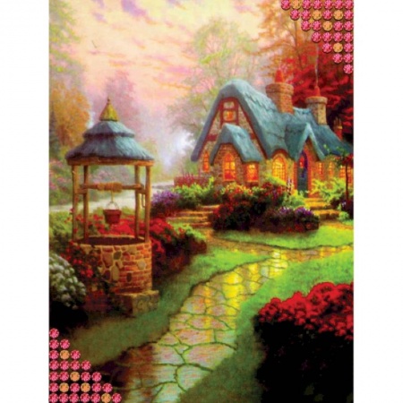 Сольфеджио. Аккомпанемент, книга Алмазная вышивка круглыми стразами с частичным заполнением «Сказочный домик», 35x44 см. Набор для творчества купить по скидке