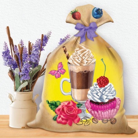 Обучение музыке. Музыкантам-педагогам, книга Вышивка лентами на мешочке 'Приятного чаепития', 35x25 см купить по скидке