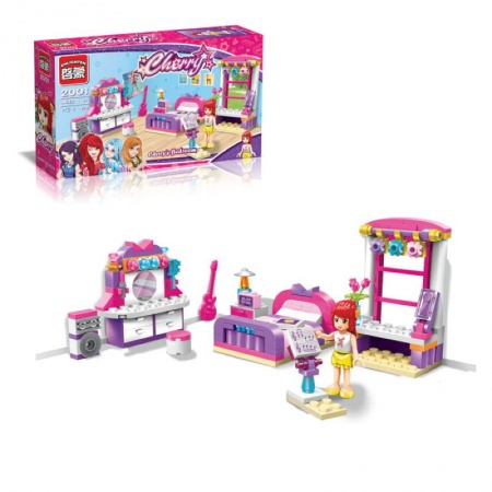 Обучение игре на фортепиано, книга Конструктор Девчонки «Комната девчонки», 124 детали купить по скидке