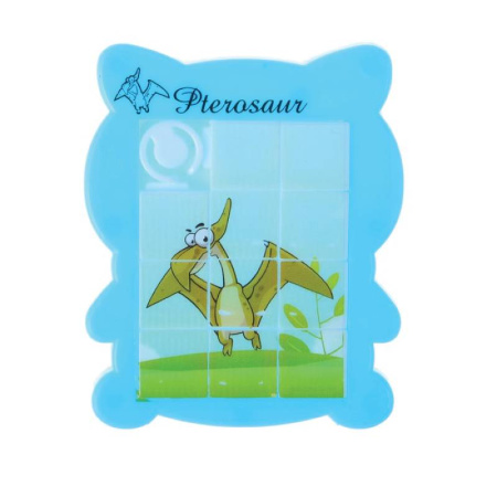 Обучение игре на фортепиано, книга Головоломка-пятнашка 'Птерозавр', цвет в ассортименте купить по скидке