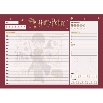 Планер настольный с отрывными листами. Гарри Поттер. Коллекция 'Cute kids'