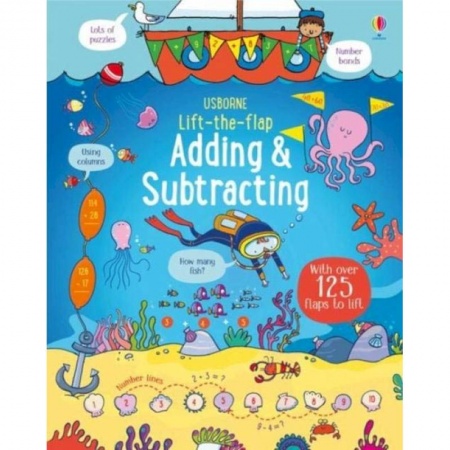 Билингвы и книги на иностранных языках, книга Lift-the-Flap Adding and Subtracting купить по скидке