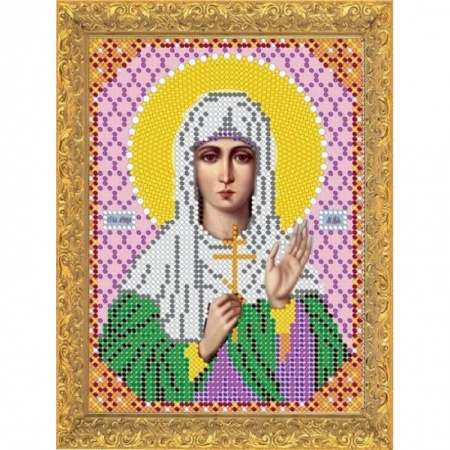 Домашний мастер, книга Набор для вышивания бисером 8726М «Св. Лидия» купить по скидке