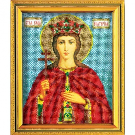Домашний мастер, книга «Светлица» набор для вышивания бисером 8706М «Св. Екатерина» бисер Чехия 12x16 см купить по скидке
