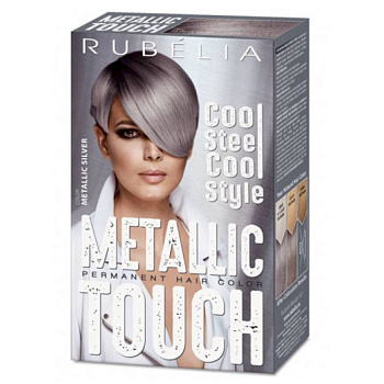 Краска для волос 'Серебристый металлик', 100 мл