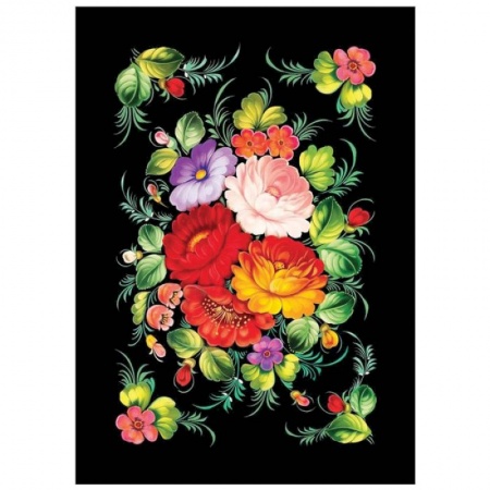 Обучение игре на фортепиано, книга Вышивка лентами 'Жостово', 25 x 35 см купить по скидке