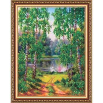 «Светлица» набор для вышивания бисером №110 «Краски лета» бисер Чехия 38x48 см