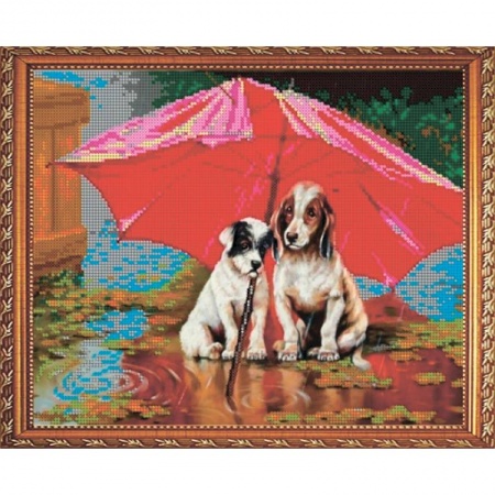Обучение игре на фортепиано, книга 'Под дождём, но вдвоём' 30x24см набор на атласе для вышивания чешским бисером 'Вышивочка' в коробке ВЛ-038 купить по скидке