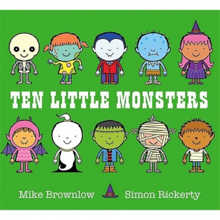 Чтение на английском языке, книга Ten Little Monsters купить по скидке