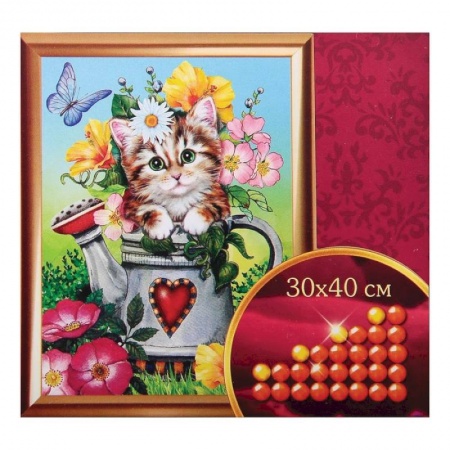 Сольфеджио. Аккомпанемент, книга Алмазная вышивка с частичным заполнением «Котята», 30x40 см. Набор для творчества купить по скидке