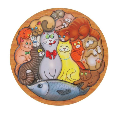 Обучение игре на фортепиано, книга Головоломка 'Коты' купить по скидке