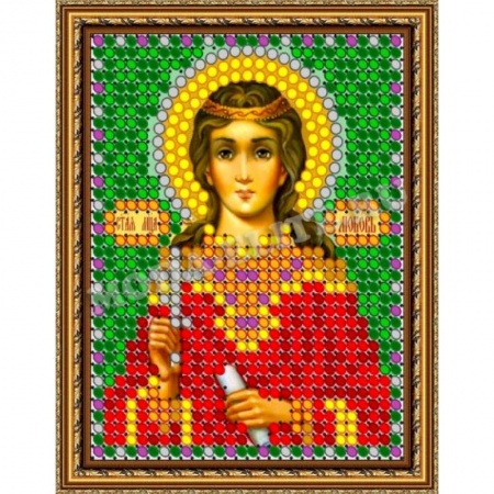 Домашний мастер, книга «Светлица» набор для вышивания бисером 8714Л «Св. Мца Любовь» бисер Чехия 6x7,5 см купить по скидке