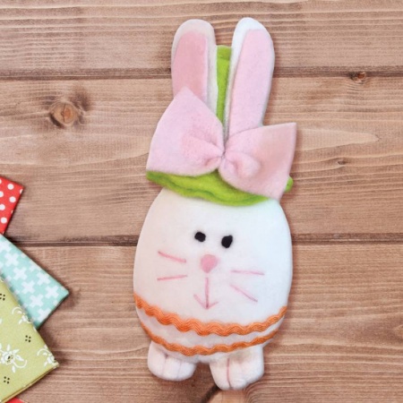 Музыкальная школа, книга Игрушка из фетра 'Зайчик в шляпке', 4x6x13 см, цвет зеленый купить по скидке