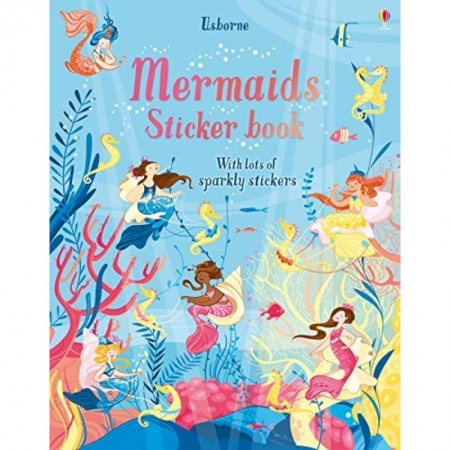 Чтение на английском языке, книга Mermaids Sticker Book купить по скидке