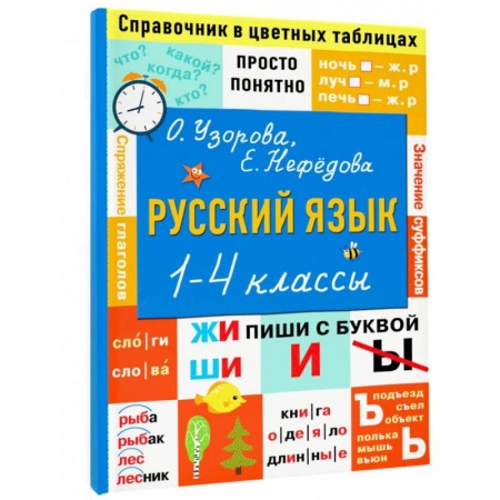 Русский язык. Учебные пособия, книга Русский язык. 1-4 классы. Справочник в цветных таблицах купить по скидке