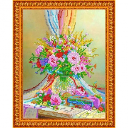 Домашний мастер, книга «Светлица» набор для вышивания бисером №275 «Вдохновение» бисер Чехия 30x24 см купить по скидке