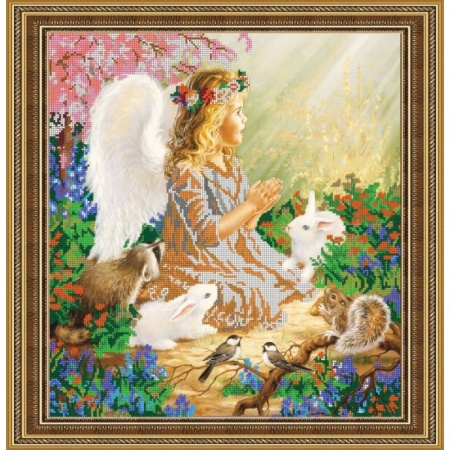 Домашний мастер, книга «Светлица» набор для вышивания бисером №091 «Лучик света» бисер Чехия 38,1x39,7см купить по скидке