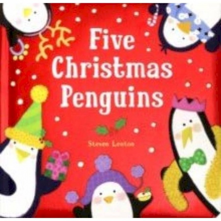 Чтение на английском языке, книга Five Christmas Penguins (board book) купить по скидке