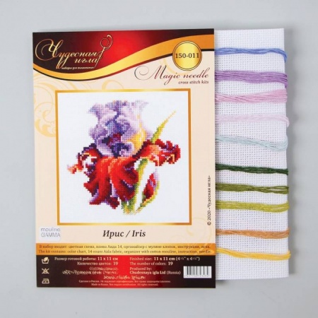 Обучение музыке. Музыкантам-педагогам, книга Набор для вышивания крестом «Ирис» 11x11см купить по скидке