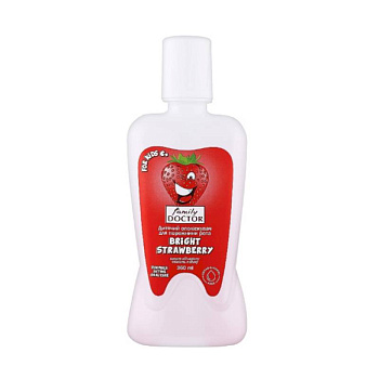 FD Bright Strawberry Детский ополаскиватель для полости рта 6+, 360 мл