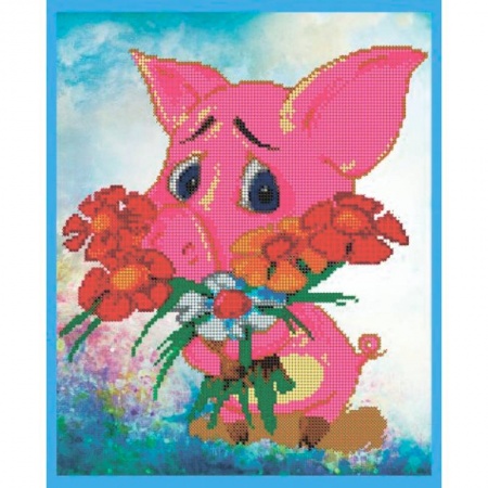 Обучение игре на фортепиано, книга 'Застенчивый хрюнь' 25x30см набор на атласе для вышивания чешским бисером 'Вышивочка' в коробке ВЛ-084 купить по скидке