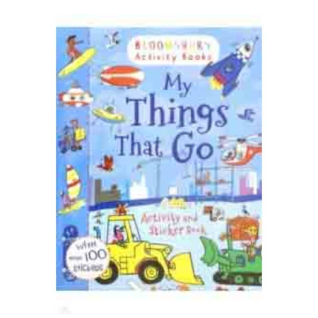 Чтение на английском языке, книга My Things That Go. Activity and Sticker Book купить по скидке