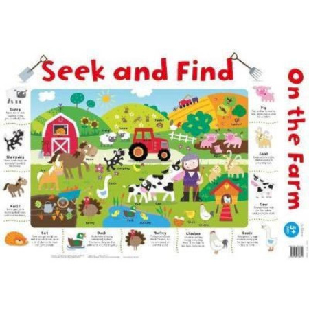 Чтение на английском языке, книга Seek and Find: On the Farm купить по скидке
