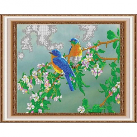 Сказки отечественных писателей, книга «Светлица» набор для вышивания бисером №377 «Птички» бисер Чехия 39,1x31,1см купить по скидке