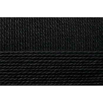 Мериносовая. Цвет 02-Черный. 10х100 г