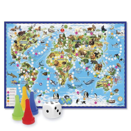 Обучение игре на фортепиано, книга Настольная игра «Животный мир Земли» купить по скидке