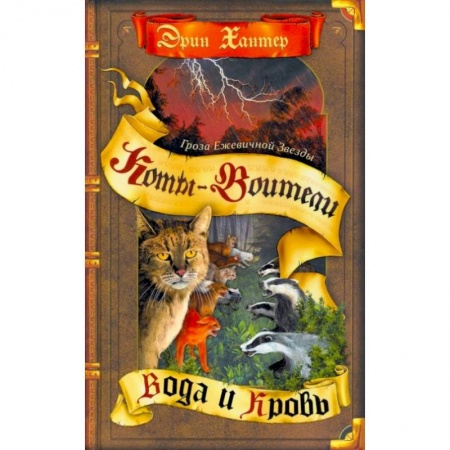 Мистика. Фантастика. Фэнтези, книга Коты-воители. Гроза Ежевичной звезды. Кн. 2: Вода и кровь купить по скидке