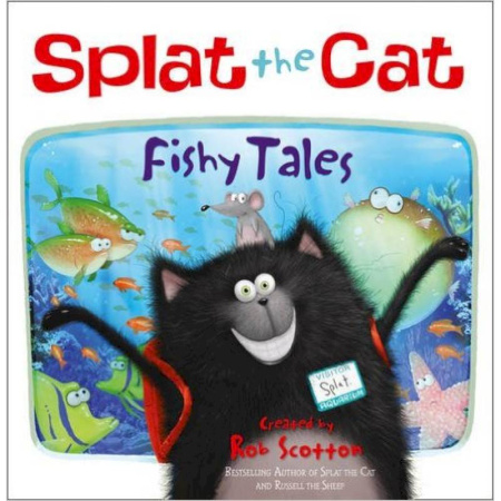Чтение на английском языке, книга Splat the Cat - Fishy Tales! купить по скидке