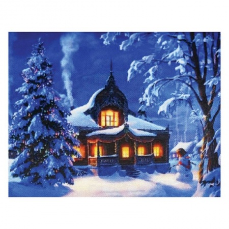 Политика, книга Алмазная вышивка с частичным заполнением «Зимняя сказка», 40x30 см. Набор для творчества купить по скидке