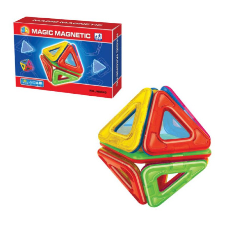 Сборники произведений и хрестоматии для детей, книга Конструктор магнитный «Геометрические фигуры», 18 деталей купить по скидке