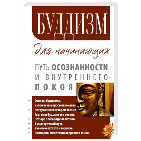 Буддизм. Общие представления, книга Буддизм для начинающих. Путь осознанности и внутреннего покоя купить по скидке