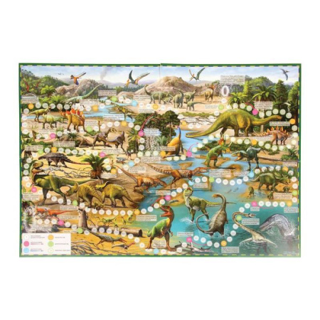 Обучение игре на фортепиано, книга Настольная игра «Путешествие в мир динозавров» купить по скидке