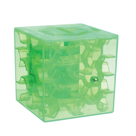 Обучение игре на фортепиано, книга Головоломка 'Лабиринт' с копилкой, цвет зеленый купить по скидке