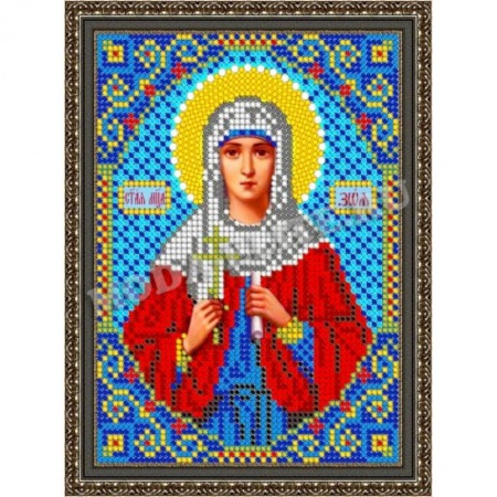Домашний мастер, книга «Светлица» набор для вышивания бисером 8690М «Св. Зоя» бисер Чехия 12x16 см купить по скидке